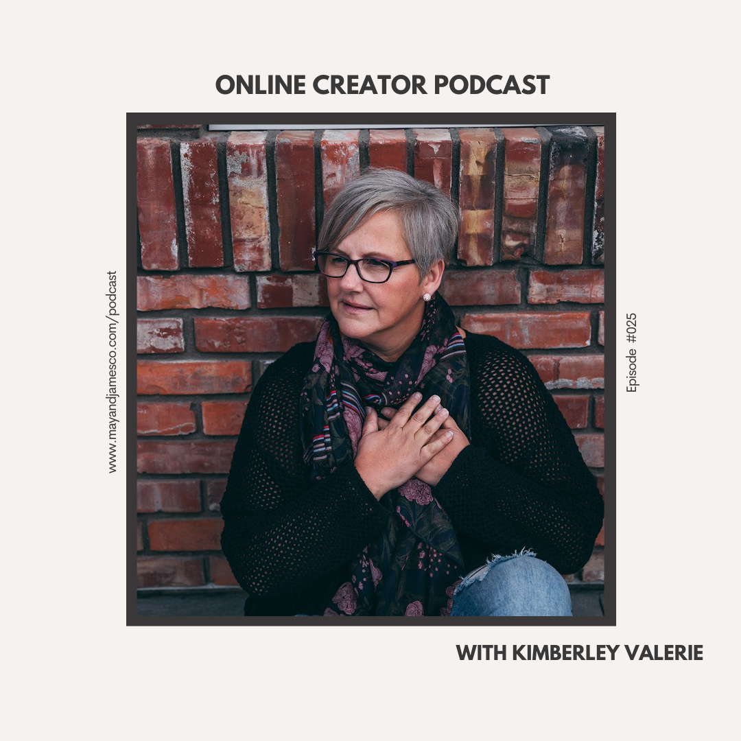 Online Creator Podcast with Kimberley Valerie and Kim Tradewell
