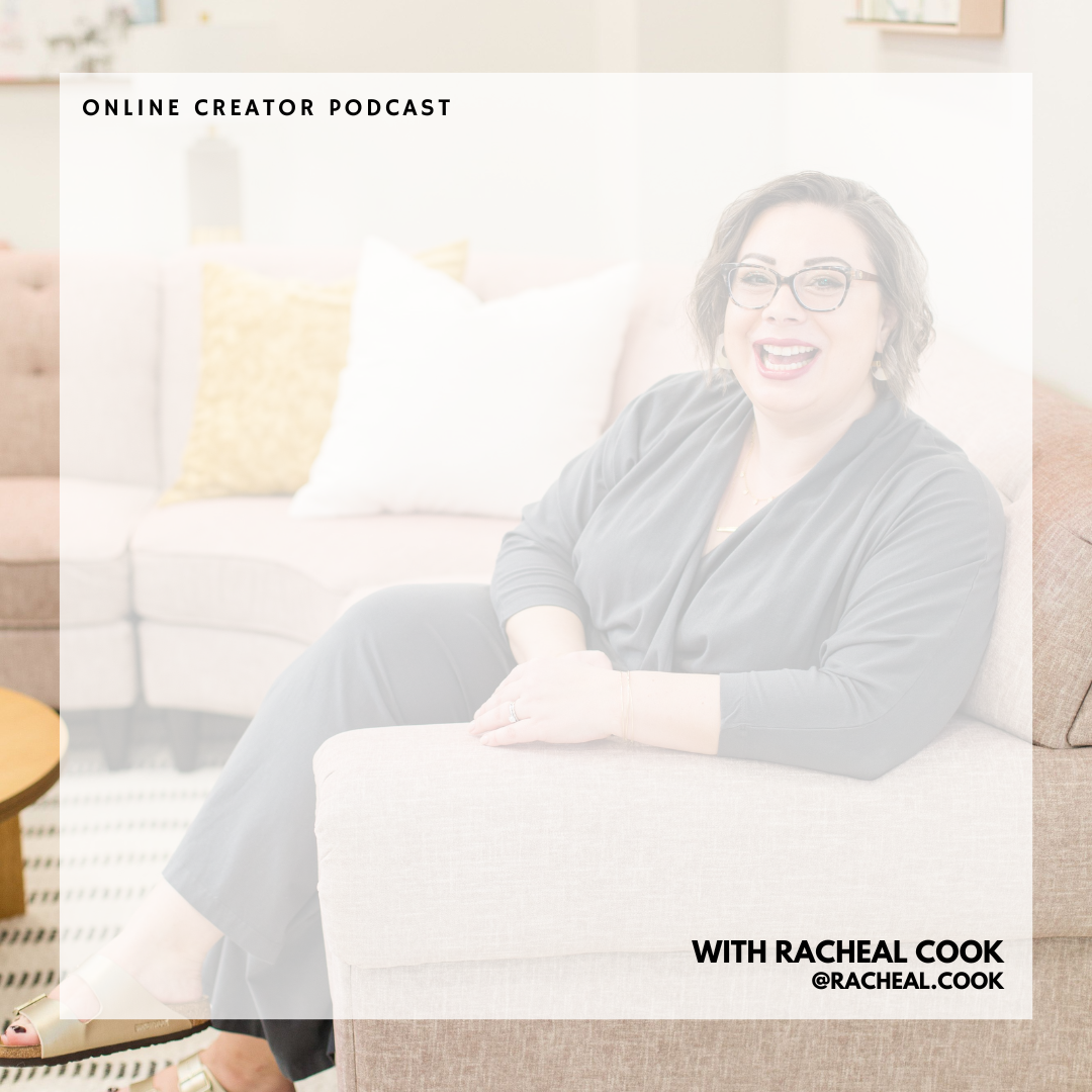 In this episode of the Online Creator Podcast, Kim talks with Racheal Cook with the CEO Collective.