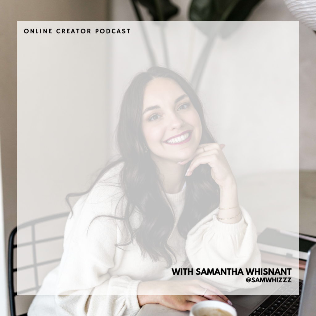Episode 040 of the Online Creator Podcast.  In this episode of the Online Creator Podcast, Kim talks with Samantha.  After skipping the corporate world and starting her virtual assistant business armed with a Biochemistry degree and moving halfway across the world, Sam Whisnant had a total of zero experience in Digital Marketing and Business.
