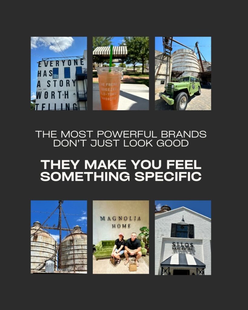 The most powerful brands don't just look good, they make you feel something specific.  Visit to Magnolia Market in Wako, Texas.