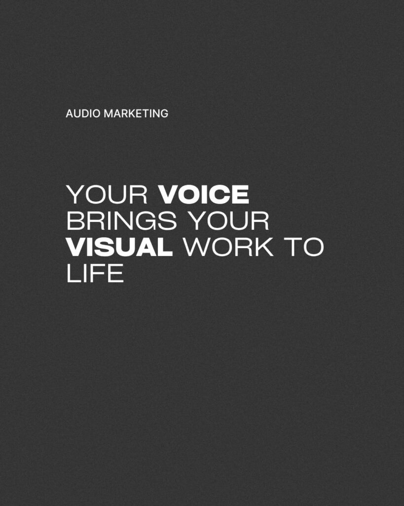 Creative professional using voice communication to enhance client experienc